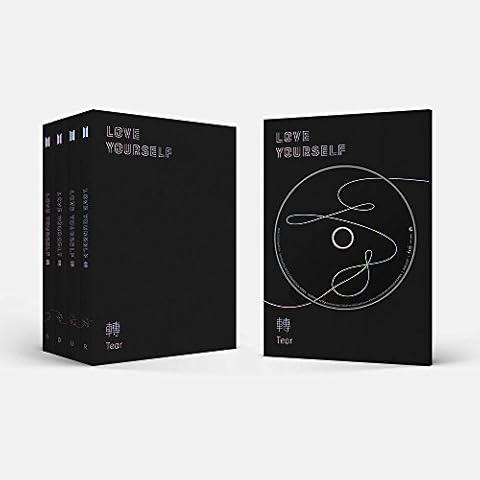 BTS-[Love Yourself 轉'Tear'] 3rd Album 4 Ver SET CD+104p PhotoBook+20p Mini Book+1p PhotoCard+1p Staing PhotoCard K-POP Sealed Cover