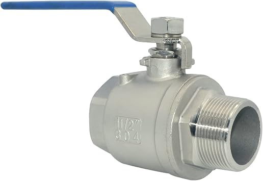 Male x Female NPT Ball Valve S304 Stainless Steel,Full Port Heavy Duty for Water, Oil, and GasU.S. Warehouse, Delivered in 2-7 Business Days 1-1/2"U.S. Warehouse