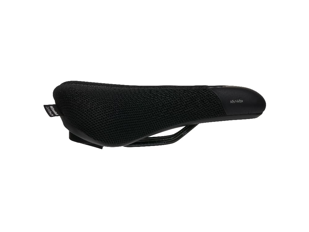 Terry Fisio ClimaVent Gel Max Men Sattel mit Light FeC Stahl-Gestell und ClimaVent Obermaterial in der Farbe Schwarz, Sitzbreite: 12cm - 15cm, 423 003 71