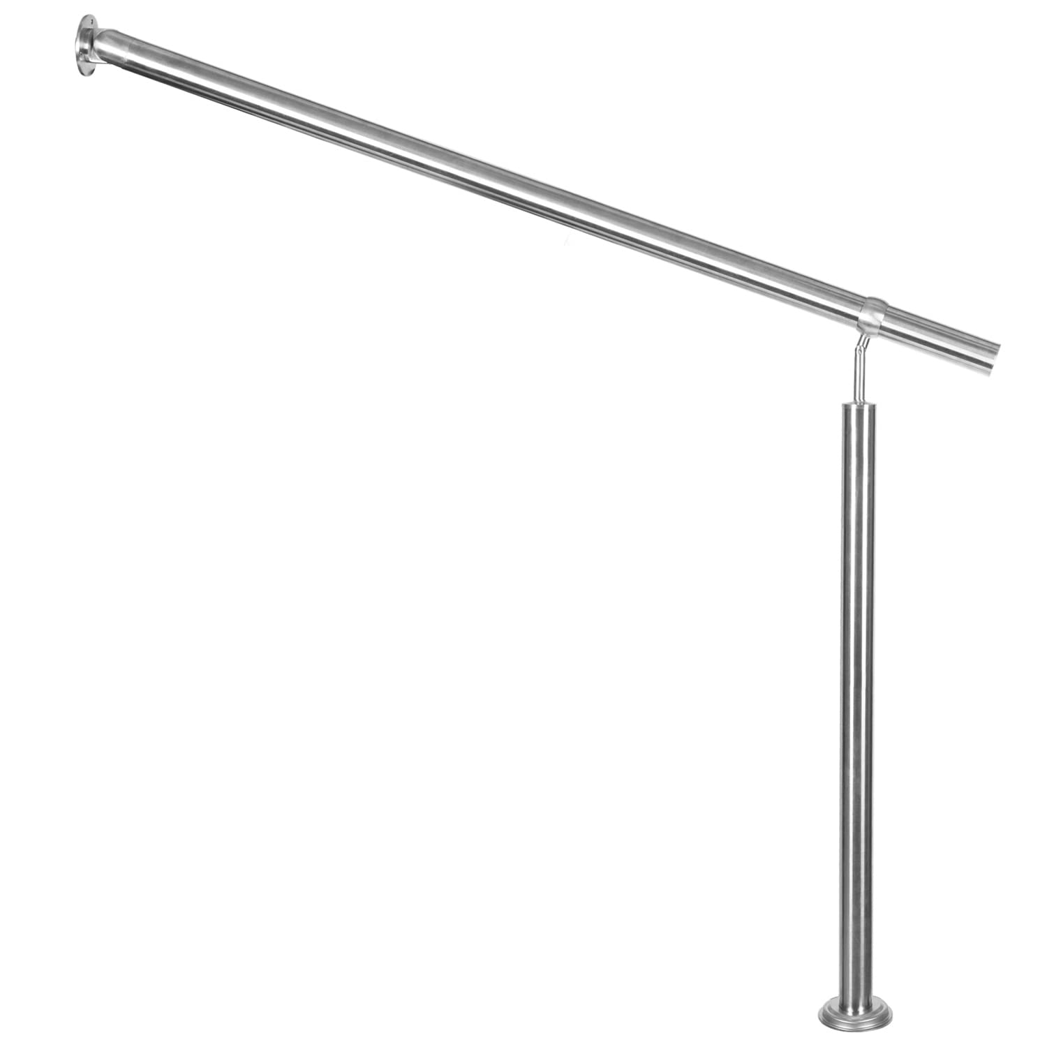 Edelstahl Treppengeländer Handlauf Geländer Aufmontage 150 cm 1,50 m Treppe