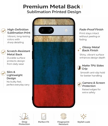 Image of Autumn Girl Design Premium 2D Printed Metal Back Case Cover for Google Pixel 7A 5G