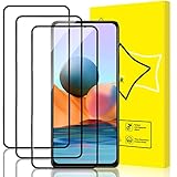 ⭐【Doble protección】 Hecho de vidrio duro 9H premium de alta calidad .El vidrio templado endurecido es dos veces más resistente que el vidrio sin curar. El vidrio a prueba de balas GiiYoon puede proteger la pantalla de su teléfono contra rasguños y golpes.