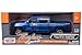 Motormax 2017 Chevrolet Silverado 1500 LT Z71 Crew Cab Pickup Truck 1/27 Scale Diecast Model Vehicle Blue