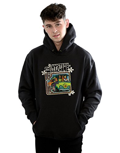 Scooby-Doo! Men's Mystery Machine Hoodie Large Black