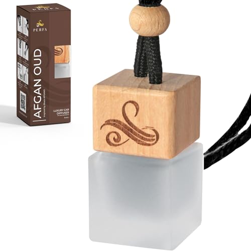 Afgan Oud Car Air Freshener for Men with Vent Clip | Car Scents Air Freshener with Sauvage Fragrance | Strong Car Perfume Air Freshener | Odour Eliminating Car Air Fresheners by Perfa