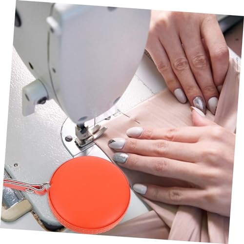 Cinta Métrica Compacta Piel PU Naranja 1.5 m miniatura 6