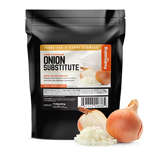 Fodmazing Onion Replacer Substitute, Low FodMap Onion Replacement, IBS Friendly, Non-GMO, Fat-Free,...