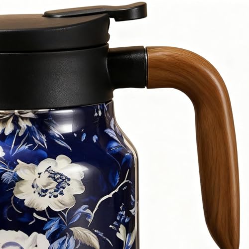 Olla infusora de té portátil para camping e interior con colador integrado 7