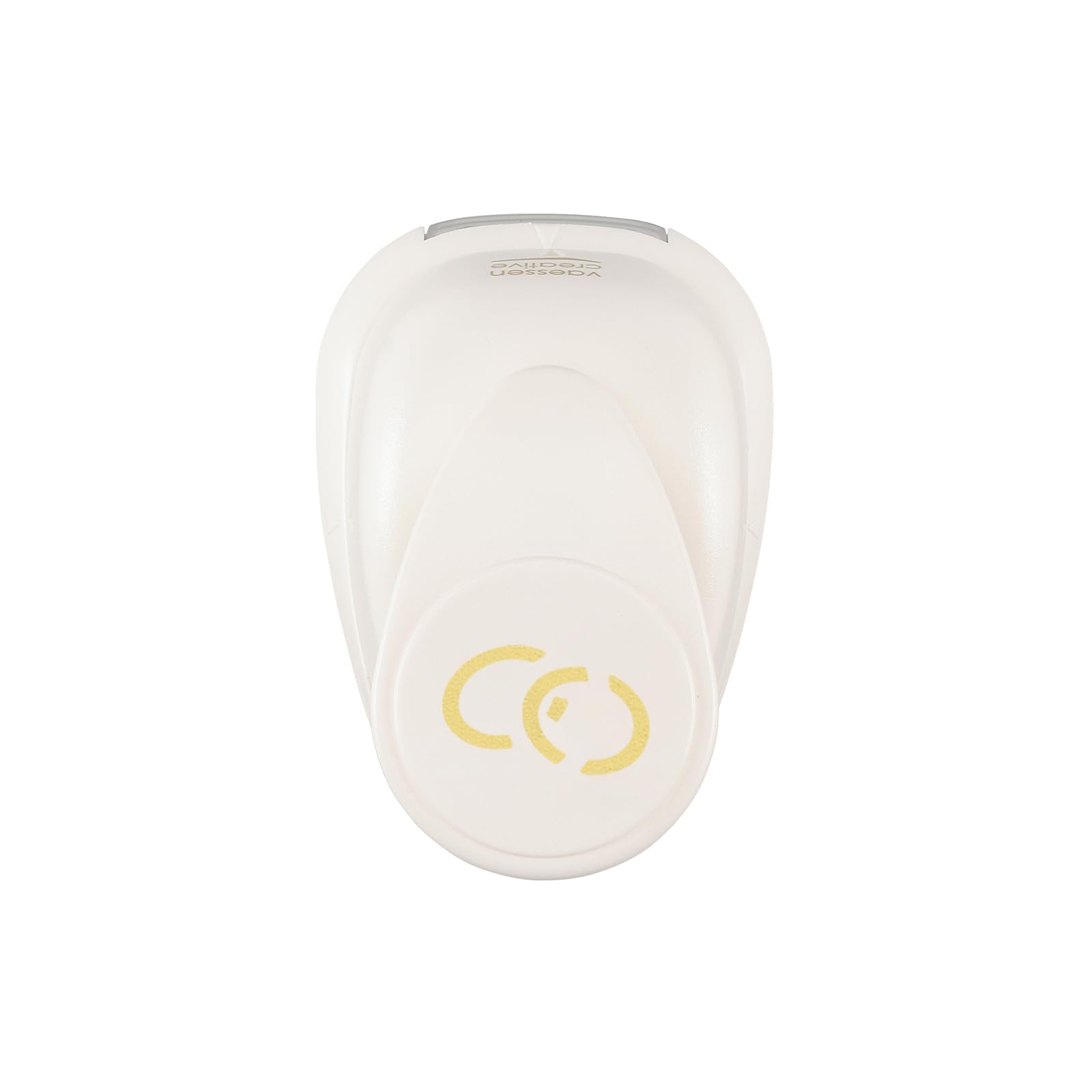 Vaessen Creative Craft Paper Punch - Wedding Rings - 2,4 x 1,5 cm - Circle Cutter for Crafting and Card Making