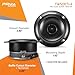 PRV AUDIO 1080 Watts Bundle 2X 6.5 Midrange Speakers 420 Watts, 4 Ohm + 2X Super Tweeters TW500Ti-4 120 Watts, 4 Ohm for Car Audio Systems (2 Speakers, 2 Tweeters)