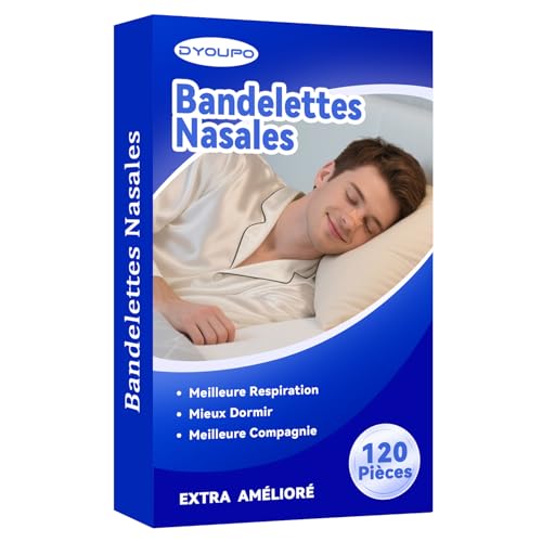 120 Pièces Bandelette Nasales Nasal Strips, Dilatateur Nasal Anti Ronflement Efficace, Ecarteur Nasal Sportif Élargies pour Respiration Nocturne Améliorée, Dispositif pour Sommeil Réparateur (Brun)