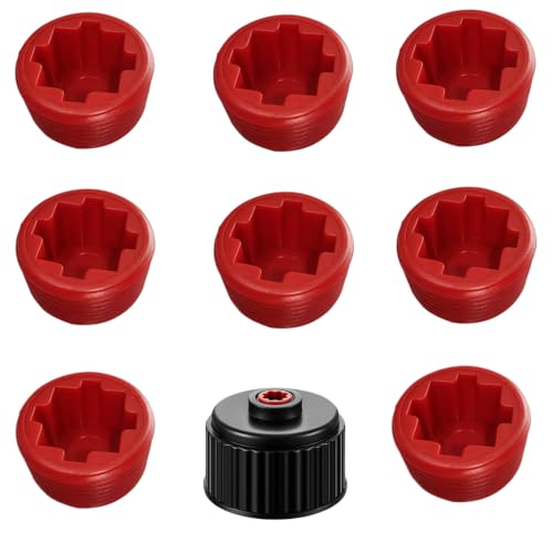 Image of 8pcs gas can cap stopper,fuels Replacement Jug Cap accessories, for vp racing fuel jug cap,tuff jug ripper cap,racing fuels replacement,gas can spout replacement,Gas Cans,universal.