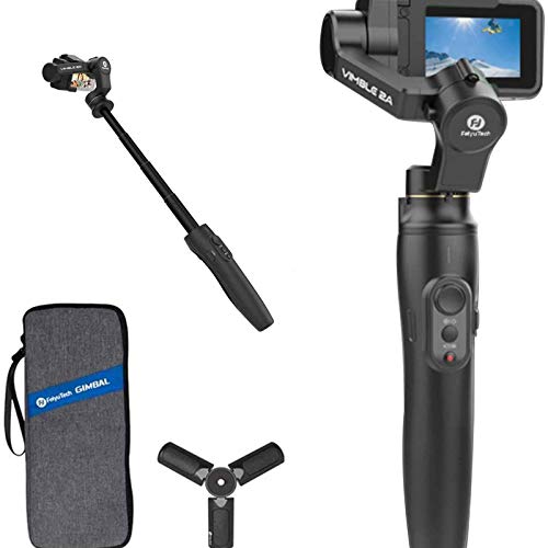 FeiyuTech G5( Upgraded V2) 3-Axis Stabilized Handheld Gimbal for Gopro HERO 6/5/4/3+/ 3, Yi Cam 4K, AEE Sports Cams,Including 1pcs Extra battery