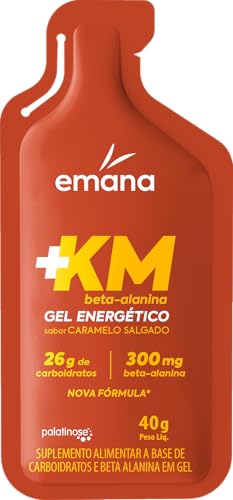 Emana Gel Energético +KM Sabor Caramelo Salgado - 40g