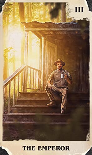 Tarot Stranger Things avec son guide d'interprétation complet en boîte collector