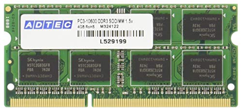 �A�h�e�b�N DDR3 1066/PC3-8500 SO-DIMM 4GB×2���g 6�N�ۏ� �m�[�g JEDEC���� ADS8500N-4GW