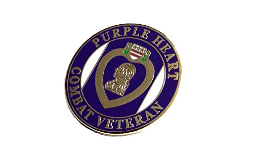 Purple Heart Combat Veteran Marines Navy Army Air Force Lapel Hat Pin PPM7507 (1 Pin)