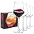 Gnimihz Hand Blown Wine Glasses - Standard Red/White Wine Glass Set of 4, Made from Lead-Free Premium Crystal, Perfect for Any Occasion, Great Gift, 15Oz