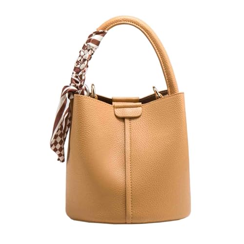 Women's bucket bag Mini PU leather bag Y2K shoulder bag minimalist crossbody bag designer shoulder bag