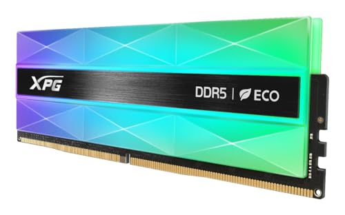 Image of ADATA XPG Lancer Neon RGB 16GB DDR5 6000MHz CL30-40-40 U-DIMM Desktop Memory RAM (AX5U6000C3016G-CLANRSG)