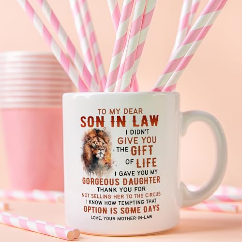 Taza de café para yerno Fatbaby 11 oz miniatura 3
