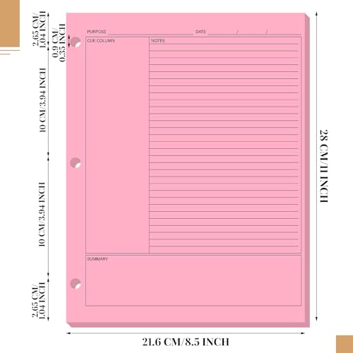 Papier à feuilles mobiles Cornell Ctosree pour ne plus perdre ses notes de bureau