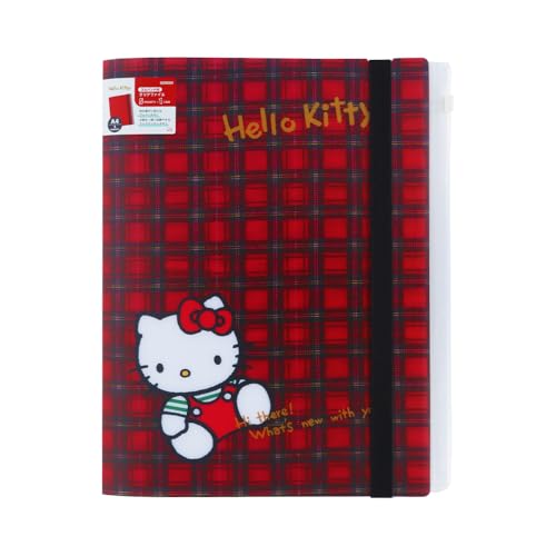 サンスター文具(Sun-Star Stationery) サンリオキャラクター クリアファイル バンド付 ハローキティ チェック S2172542
