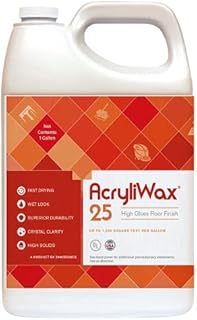 Jani-Source Acryliwax 25 High Gloss Commercial Floor Wax & Floor Finish 1 Gallon…