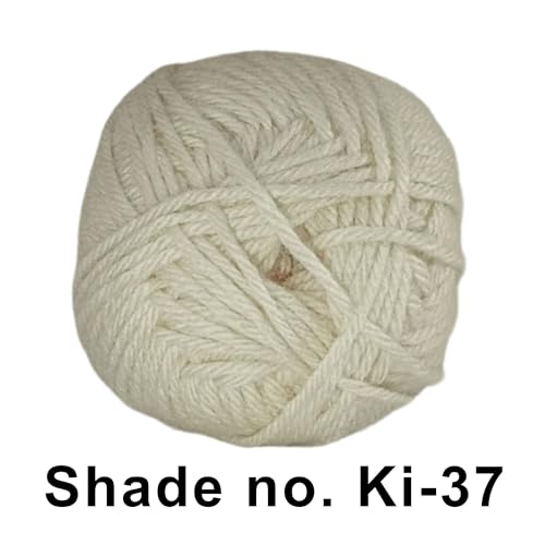 Image of VCR Pearl White Yarn, 100 Grams Hank, 190 Meters Length, Acrylic Ball for Crochet and Knitting, Soft Crosia Threads, Pack of 1 Yarn, Suitable for DIY Crafts