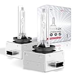 Sinoparcel D1S Xenon Bulb, 35W 6000K White Brighter D1S Headlight Bulb, OEM Quality, MOT Compliant, Suitable for 66140 66144 85410 85415, Pack of 2