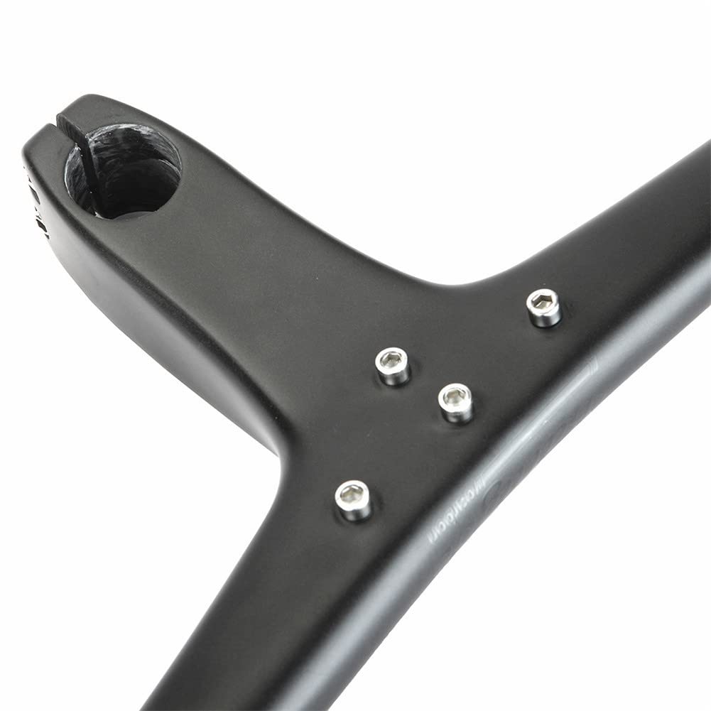 Kierownica szutrowa z włókna węglowego Exotropism Zintegrowana kierownica do roweru szosowego z mocowaniem Code Meter 28,6 mm Kierownica rowerowa z mostkiem (100-420-620 mm, stojak na komputer typu