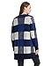 Lucky Brand Women's Buffalo Check Cardigan Sweater, Blue Multi, Small