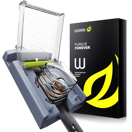 WSKEN 4 Stück für Apple Watch Series 11/10 42mm für Panzerglas - [Automatische Ausrichtung][Flexible TPU Film ohne Glas]...