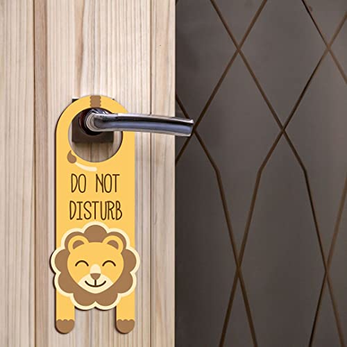Image of CVANU Do Not Disturb Wooden Door Sign Hanger Size(24cm x 8.5cm) cv74
