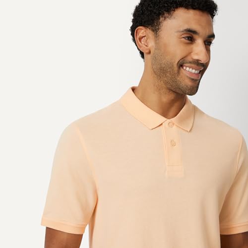 Image of Amazon Essentials Men's Regular-Fit Short Sleeve Cotton Pique Polo Shirt (Available in Big & Tall)