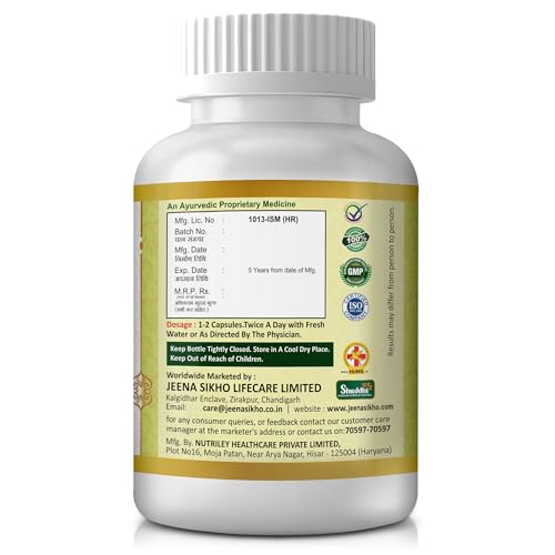 Shuddhi DM Capsules For Diabetic Care | Herbal Capsules For Sugar | No Added Sugar or Harsh Additives | Contains Karela, Jamun, Safed Musli | Improves Digestion And Wellbeing, 60 Capsules