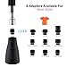 [Upgraded] GORDEE Kitchen Faucet Sprayer Head Replacement, 3-Function(Stream/Spray/Blade) Sprayer Spout Nozzle w/Check Valve, 1.8 GPM, 9 Adapters to Fit Most Standards of Faucets, Matte Black