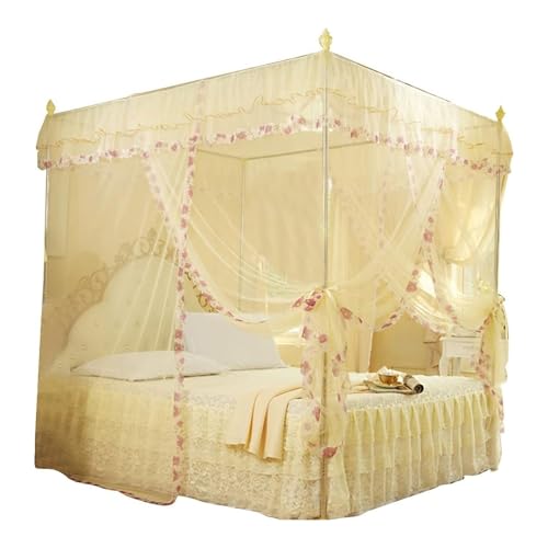 Cortina mosquitera para marco de cama de 120x200 con cubierta protectora de dormitorio 2