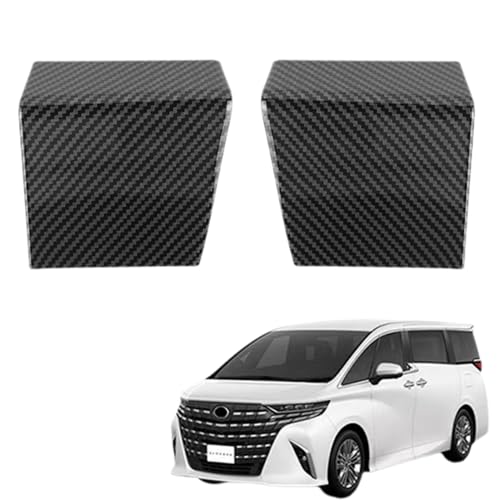 EopTatoo 新型 アルファード ヴェルファイア 40系に対応 専用 パワーウィンドウパネルカバーパネル カスタムパーツ アクセサリー 室内装グッズ (おもてなしスイッチ無し カーボン調)
