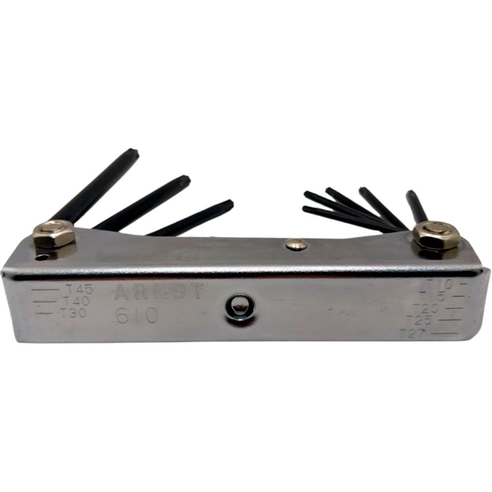 ARNDT Germany Folding Security Torx Key Set Tamper Proof Star Key Set Pocket Size - Image 2