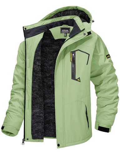 Image of TACVASEN Men's Winter Skiing Jackets Waterproof Thermal Snowboard Coats