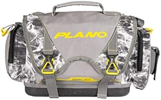 Plano B-Series 3600 Mossy Oak Manta Tackle Bag, Manta Camo with Yellow Accents, Includes 4 StowAway Utility Boxes, Soft Fishing Tackle Storage for Offshore & Onshore