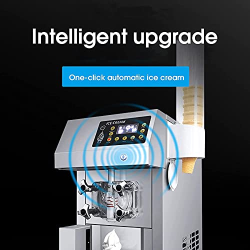 Automatische Eismaschine, 1250 W Kommerzielle Softeismaschine, Joghurt-Milchshake-Maschine, 304 Edelstahl… – Bild 5