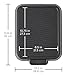 Copco Coffee Cab Rolling Countertop Small Appliance Stand, Compact Glide Pad for Coffee Machines & Kitchen Essentials, Non-Slip, Heat-Resistant Base, Easy Access & Durable Construction (Black)