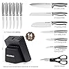 14-Piece-Kitchen-Knife-Set-with-Block-Built-in-Sharpener-Professional-Chef-Knives-Set-One-Piece-High-Carbon-Stainless-Steel-Sharp-Cooking-Kitchen-Aide-Knives-Wooden-Block 14-Piece Kitchen Knife Set with Block & Built-in Sharpener, Professional Chef Knives Set One-Piece High Carbon Stainless Steel Sharp Cooking, Kitchen Aide Knives, Wooden Block