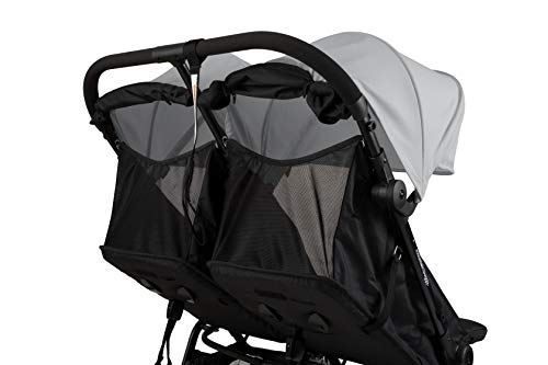 Mountain Buggy Nano DUO V1 Zwillings-, Geschwisterwagen - silber