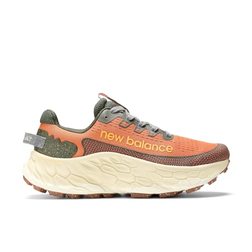 New Balance New Balance Men's Fresh Foam X More Trail V3 Running Shoe, Cayenne/Kombu, 9
