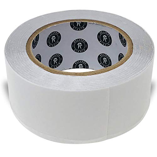 Clear Double Sided Tape For Crafts 2 Inch Wide Heavy Duty Adhesive Tape Two Side Strong Sticky Thin Double Sided Tape Heavy Duty Mounting For Poster Carpet Wall Safe Doublesided Stick - 90Ft X 2" #TOP6