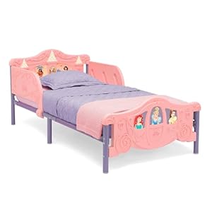 Delta Children Disney Princess 3D Toddler Bed, Pink