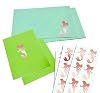 Royal Green Metallic Sticker Mermaid Party Supplies in Rose Gold 2 inch (50mm) - 40 Pack #2